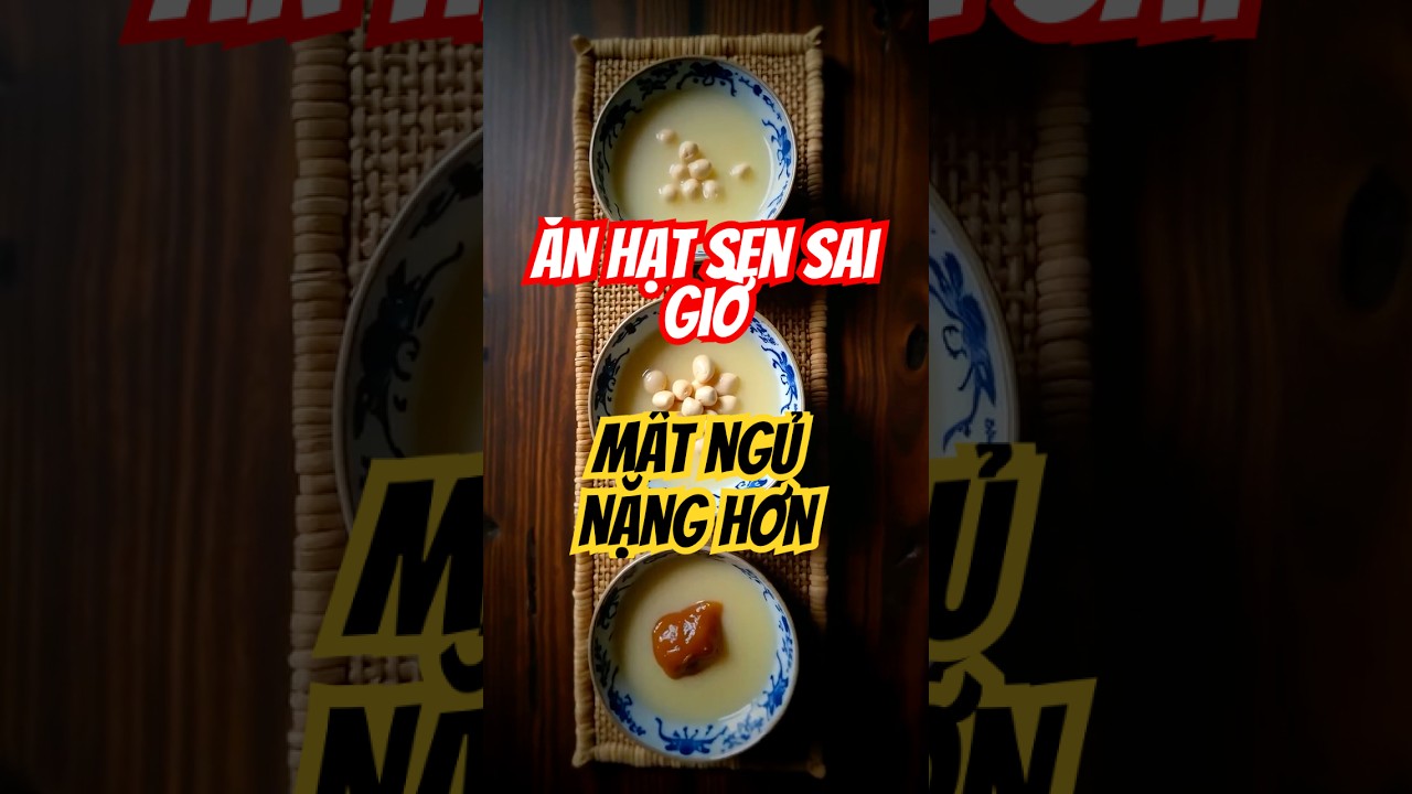 Hạt sen luộc và cách dùng hạt sen hỗ trợ trị mất ngủ