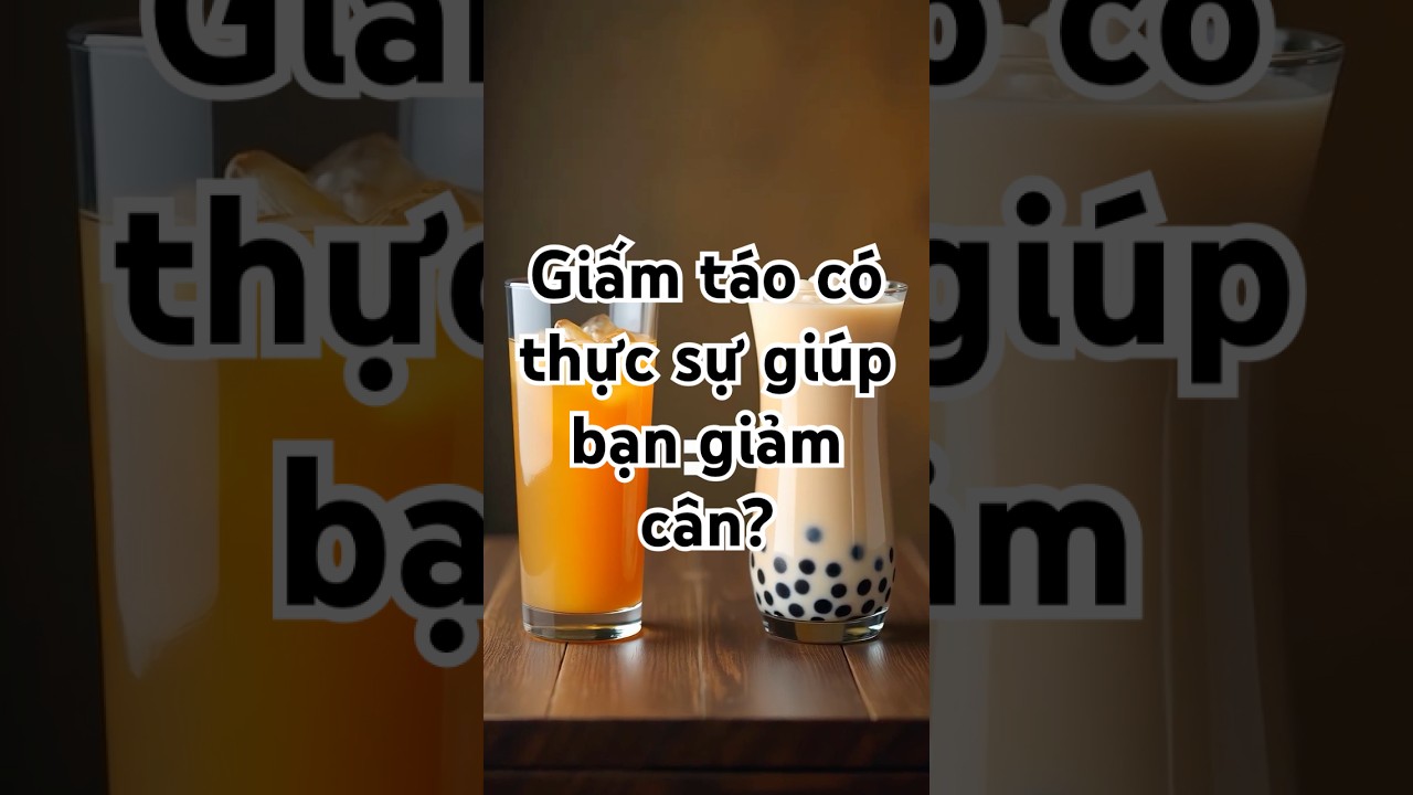 Chai giấm táo (Apple Cider Vinegar) và minh họa cơ chế hỗ trợ giảm cân khoa học