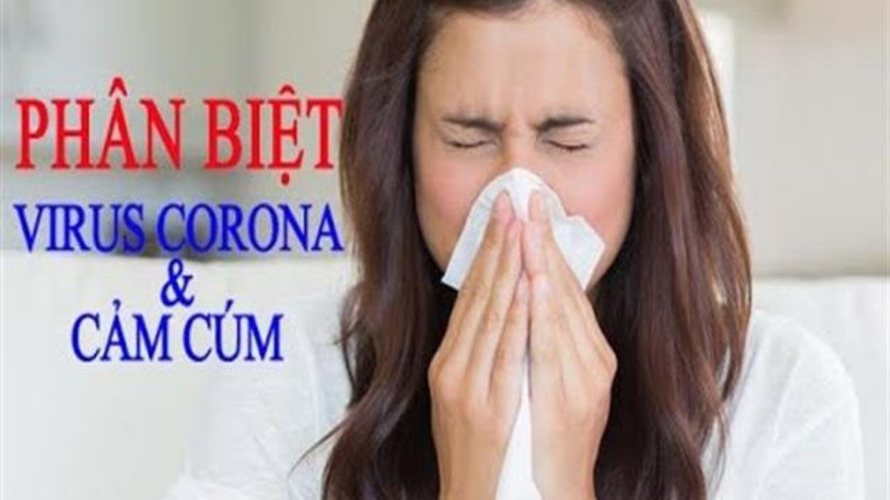 Bảng so sánh triệu chứng giúp phân biệt virus corona và cúm cảm lạnh