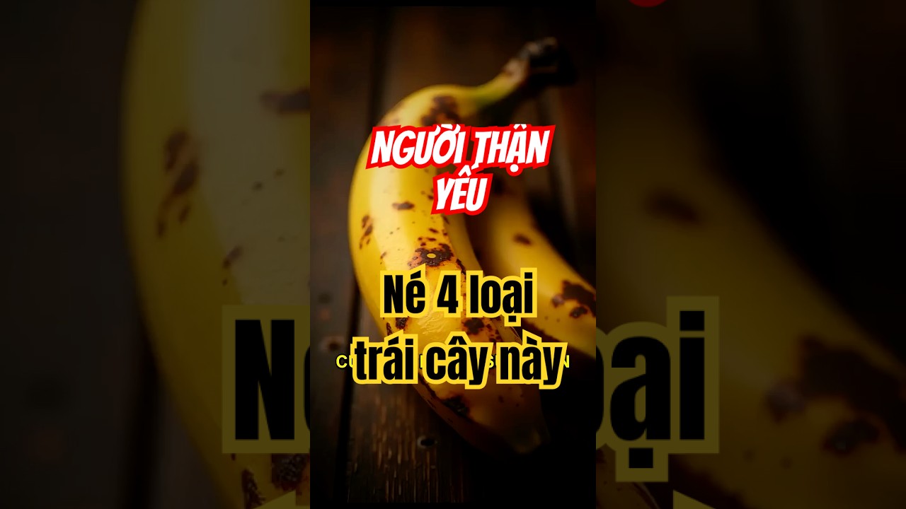 Bảng minh họa các loại trái cây giàu kali cần thận trọng cho người bị bệnh suy thận.