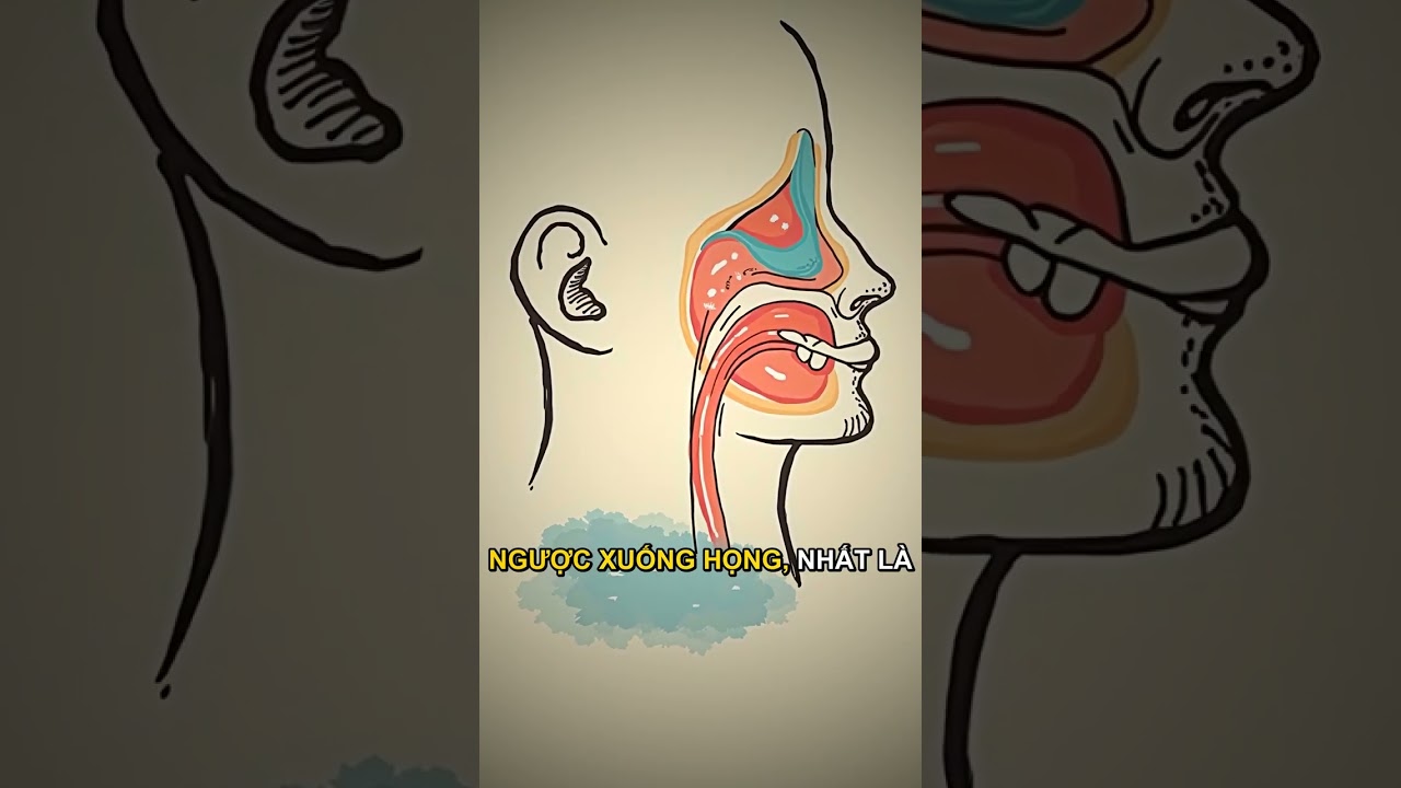 hình ảnh người bị hắng giọng khạc đờm ở cổ họng