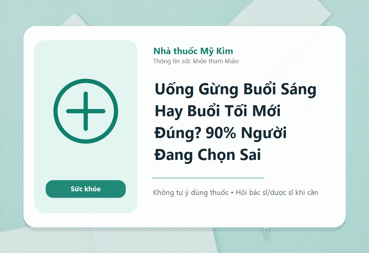 Uống Gừng Buổi Sáng Hay Buổi Tối Mới Đúng? 90% Người Đang Chọn Sai