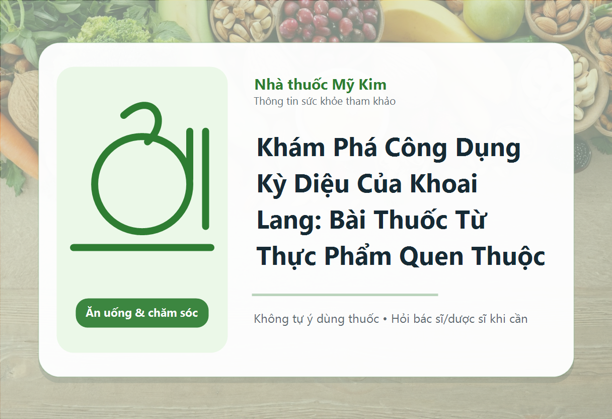 Khám Phá Công Dụng Kỳ Diệu Của Khoai Lang: Bài Thuốc Từ Thực Phẩm Quen Thuộc