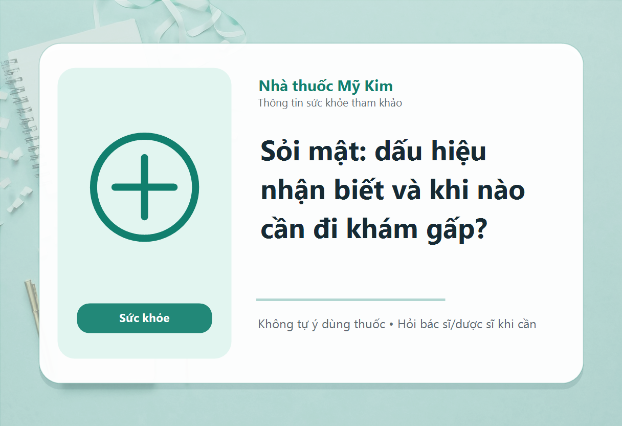 Sỏi mật: dấu hiệu nhận biết và khi nào cần đi khám gấp?
