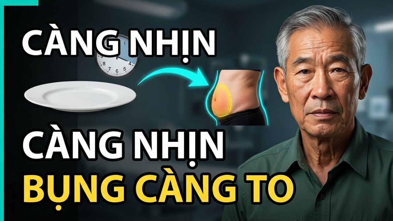 cơ chế bỏ bữa giảm cân và nguy cơ tích mỡ bụng