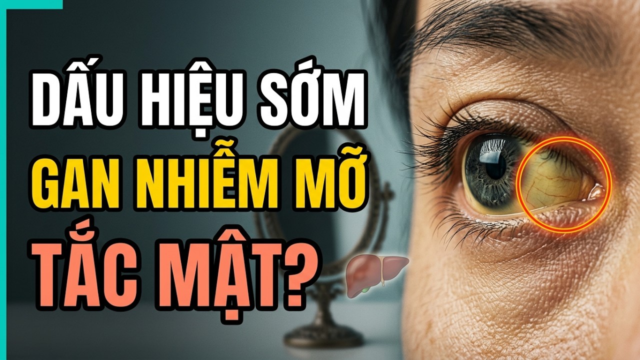 Hình ảnh minh họa dấu hiệu lòng trắng mắt ngả vàng do bệnh gan